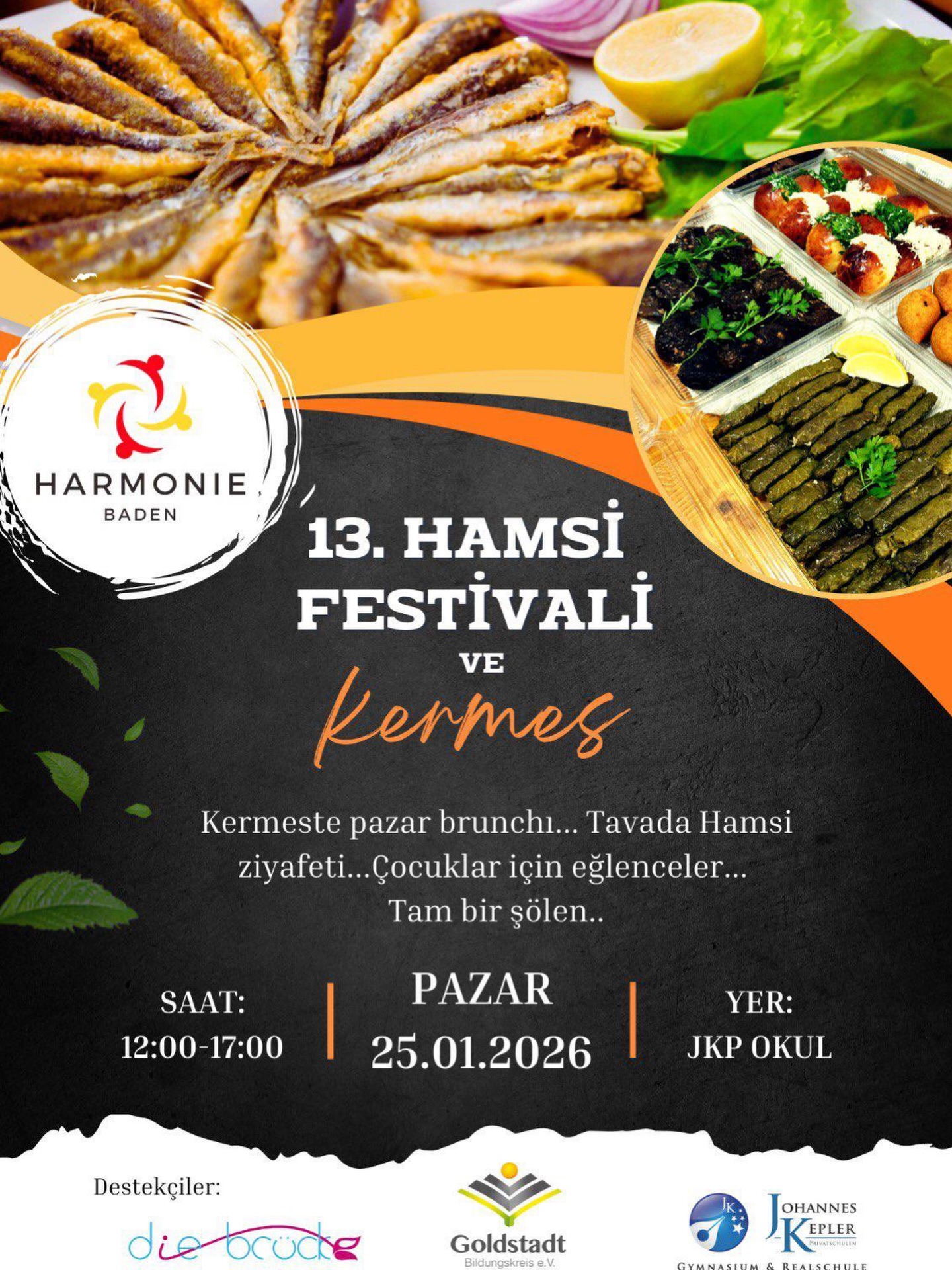 Hallo zusammen! 🐟🎉
Zu unserem Fischfestival laden wir euch herzlich ein.
Kommt vorbei, genießt leckeren Fisch und eine tolle Atmosphäre – wir freuen uns auf euch!
#karlsruhe @goldstadt_e.v @diebruecke.dialog