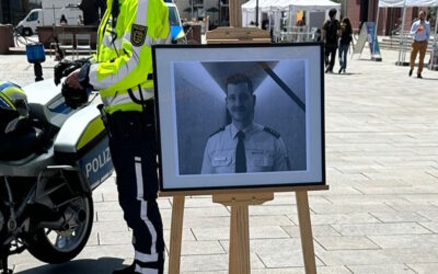 Teilnahme an der Schweigeminute für Rouven Laur