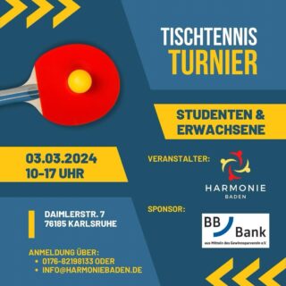 „Danke an alle Teilnehmer und unseren Sponsor @bbbank.de ! Ohne euch wäre unser Tischtennisturnier nicht möglich gewesen. Auf weitere tolle Events zusammen! 🏓🙌 #Dankbarkeit #Gemeinschaft #Sponsor“